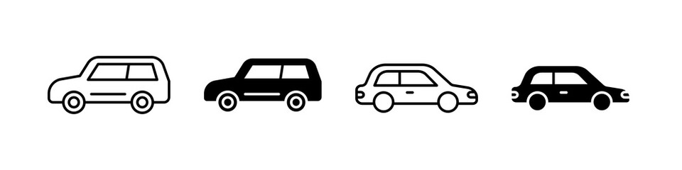 Car icon set