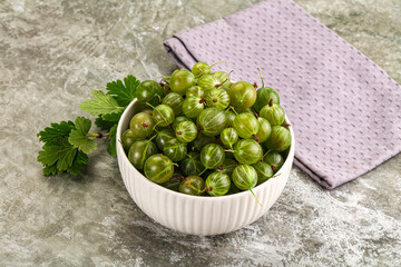 Ripe sweeet and juicy gooseberry