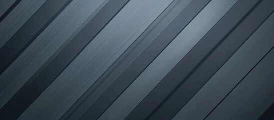 Obraz premium Minimal flat gray striped background banner template
