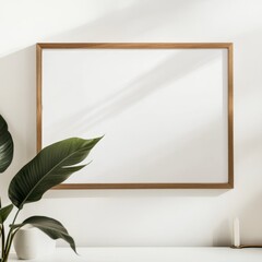 Minimalist Design of a Wooden Frame Aspect Ratio