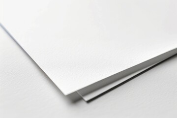 Naklejka premium Glossy hard paper mockup aluminium.