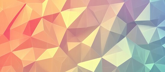 Fototapeta premium Triangular Low Poly Patterned Background