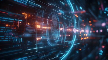 Obraz premium Goal Alignment: A time-traveling scene with a timeline graph aligning life goals and business milestones, interconnected through glowing markers and futuristic interfaces 