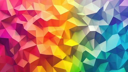 Fototapeta premium Multicolored geometric polygonal abstract background