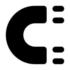Magnet Force Horizontal Icon