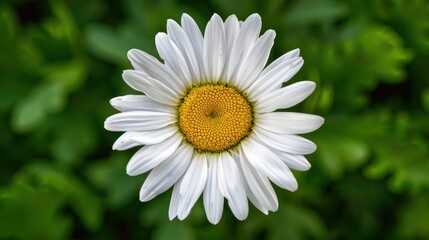 Fototapeta premium Elegant print of a single daisy flower