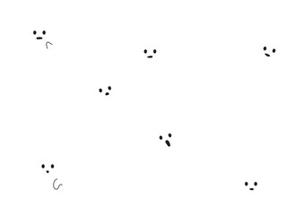 7体の可愛いオバケセット