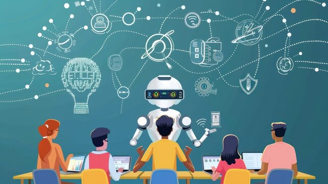 Virtual learning platforms using AI to customize educational pathways