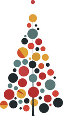 Abstract geometric Christmas tree