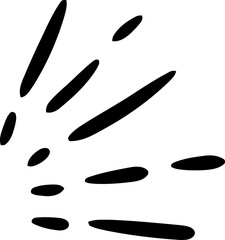 Hand drawn pop surprise. Doodle shine sunburst sparkle 