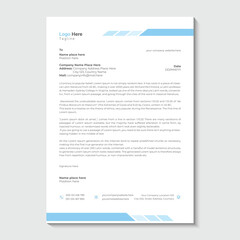 Modern business and corporate letterhead template design