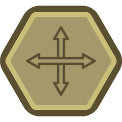 Direction Vector Icon Design
