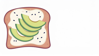 Avocado Toast with Black Sesame Seeds