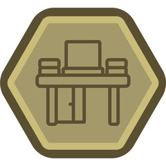 Workplace Vector Icon Design