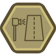 Speed Trap Vector Icon Design