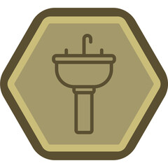 Sink Vector Icon Design