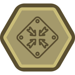 Shrink Vector Icon Design