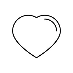 heart vector icon stock illustration