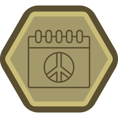 Peace Day Icon Design
