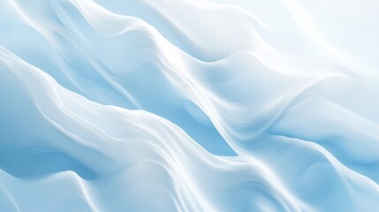 A dynamic gradient of white and light blue with flowing wave patterns, perfect for adding a fresh, nature-inspired look to eco-friendly projects