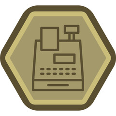 Cash Register Icon Design