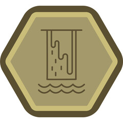 Cascade Vector Icon Design