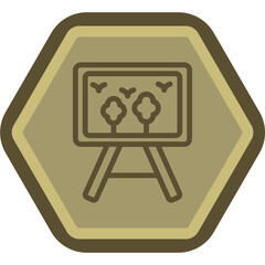 Canvas Vector Icon Design