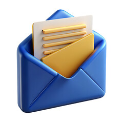 Mail envelope 3D icon png message icon message box mail box