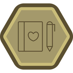 Journaling Vector Icon Design