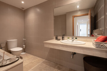 modern bathroom interior