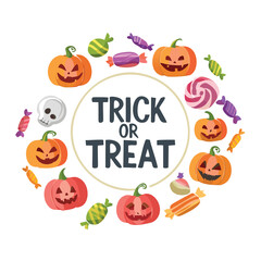 'Trick or Treat' Halloween decor