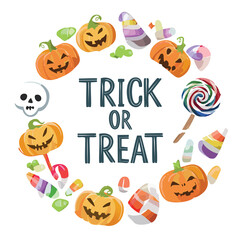 'Trick or Treat' Halloween decor