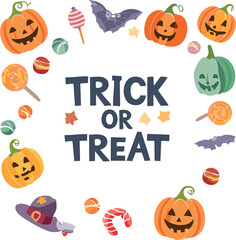 'Trick or Treat' Halloween decor