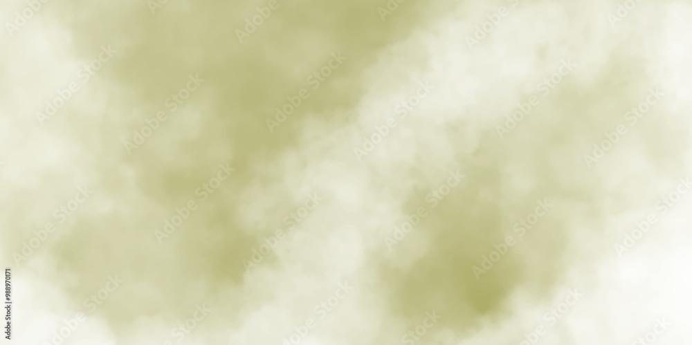 Poster light green background with clouds. slate olive color storm cloudy colorful background and watercolo