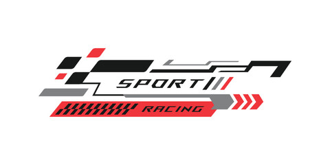 Sport wrap racing stripes car sticker vinyl decal design