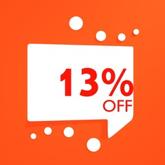 percentage discount label