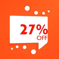 percentage discount label