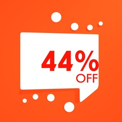percentage discount label