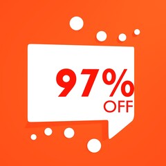 percentage discount label