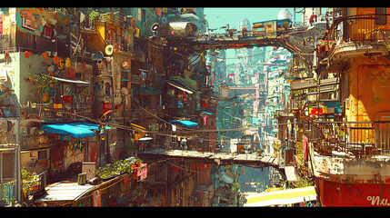 untry, generative ai, landscape, architecture, curtoone, chasny house, background, art nouveau, city, skyline, skyscraper, building, view, panorama, sky, travel, town, cityscape, europe, panoramic, ri