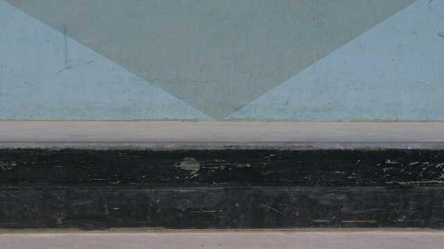 Skateboard slow place for inscription motion video 