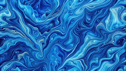 Fototapeta premium Abstract sapphire blue background with a striking marbled texture