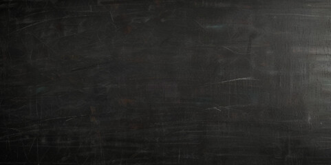 Black board grunge texture background. Abstract chalkboard black background. Education and reading concept background.