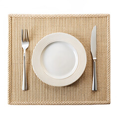 Placemat isolated on transparent