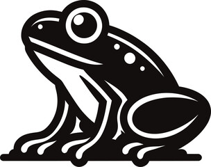 frog on white background