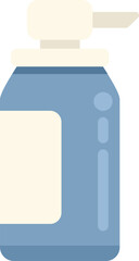 Nasal spray bottle relieving nasal congestion, helping people breathe freely