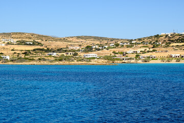 Fototapeta premium The coast of Ano Koufonisi island. Koufonisia, Small Cyclades, Greece