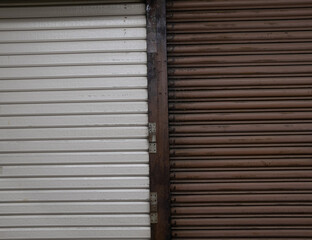 Fototapeta premium Door with shutters