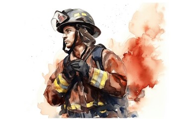 Fototapeta premium Firefighter helmet adult photography.