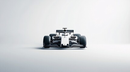 modern racing car front view